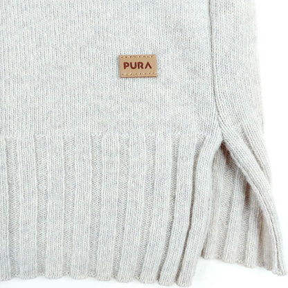 PURA Finland LOVE Maxi Polo Knit neulemekko koko L