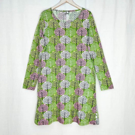 Paapii Sini Vuodenajat trikoomekko koko XL