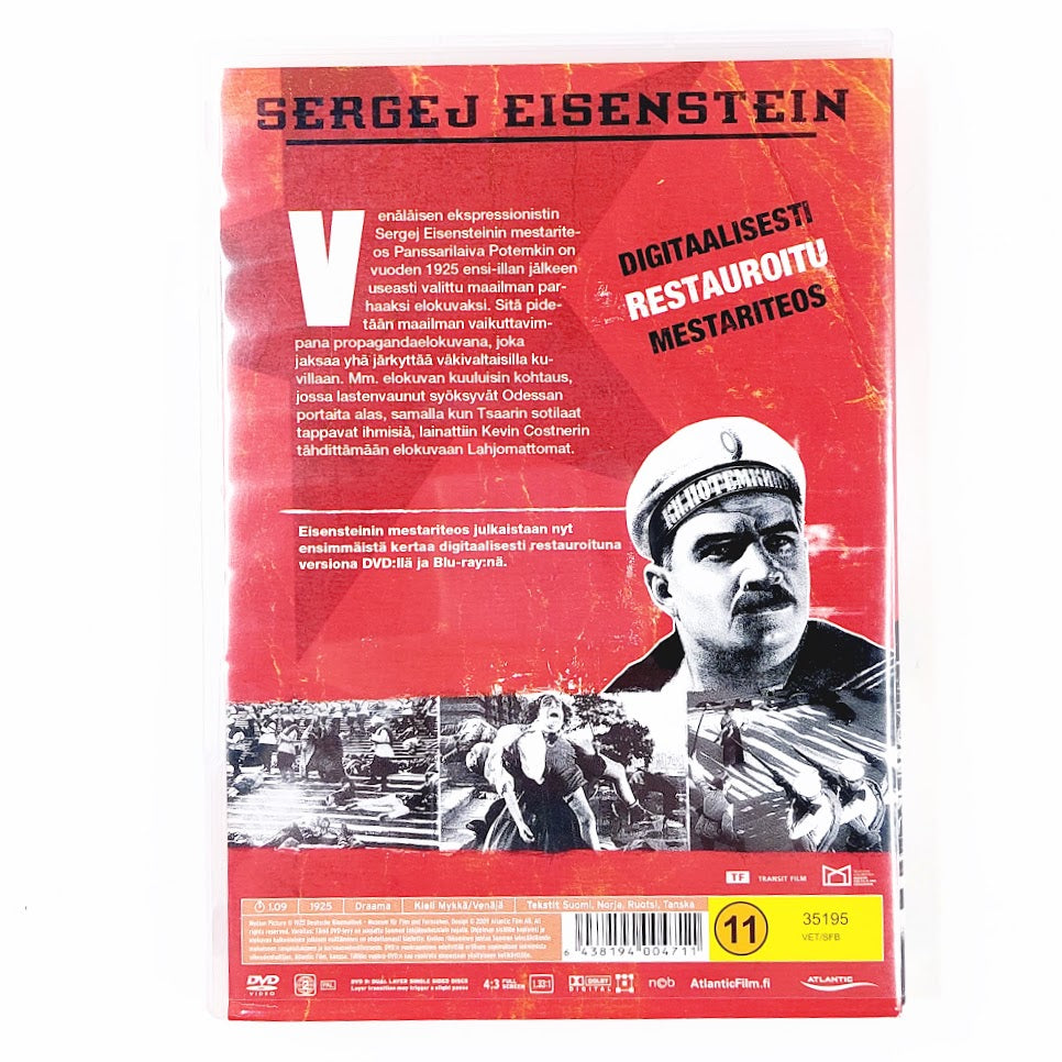 Panssarilaiva Potemkin DVD