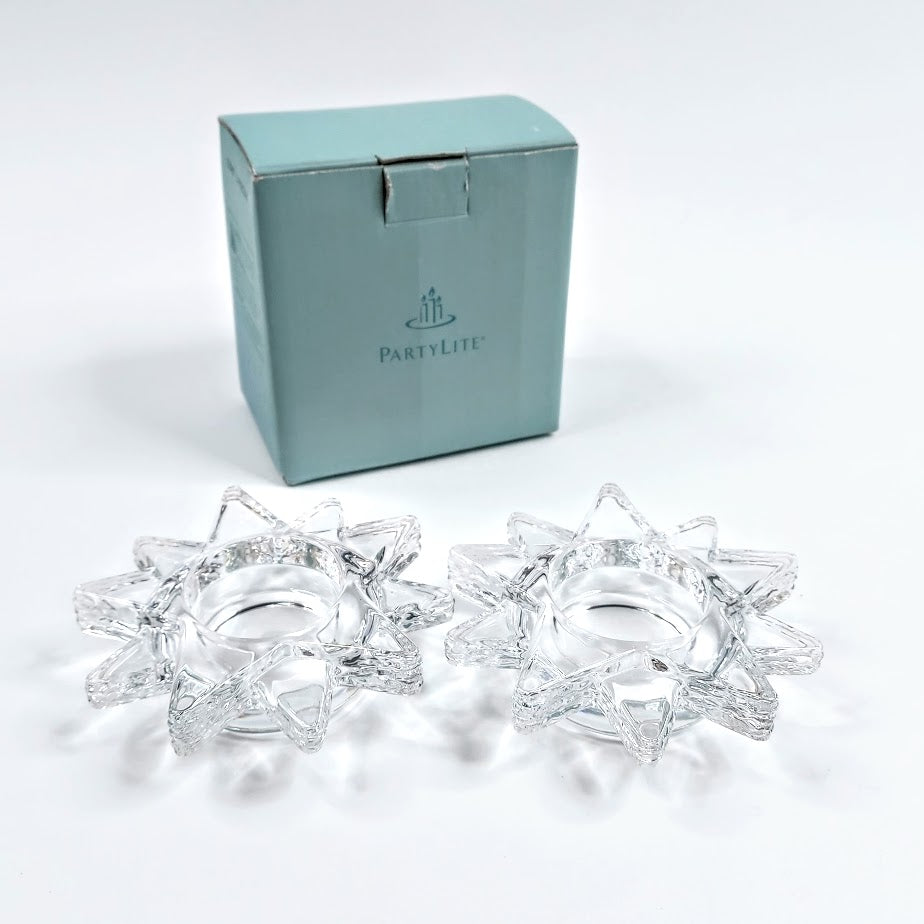 PartyLite Liekehtivä tähti tuikkulyhty 2 kpl