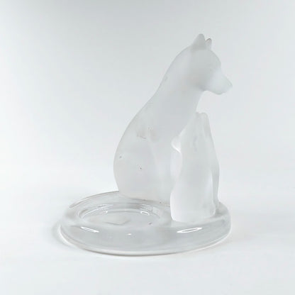 PartyLite tuikkualusta susi ja pennut