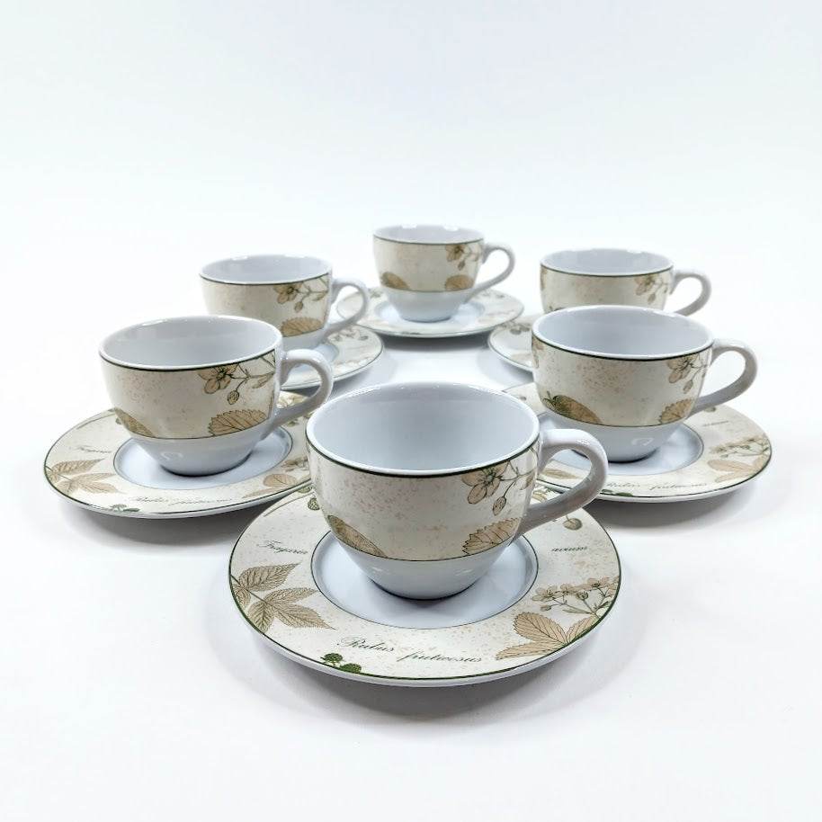 Patra Stoneware kahvikuppisetti 6 kpl
