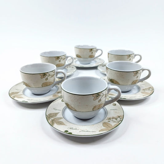 Patra Stoneware kahvikuppisetti 6 kpl