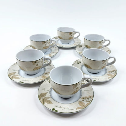 Patra Stoneware kahvikuppisetti 6 kpl