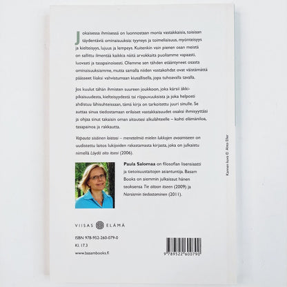 Paula Salomaa: Vapauta sisäinen loistosi - Menetelmiä mielen lukkojen avaamiseen