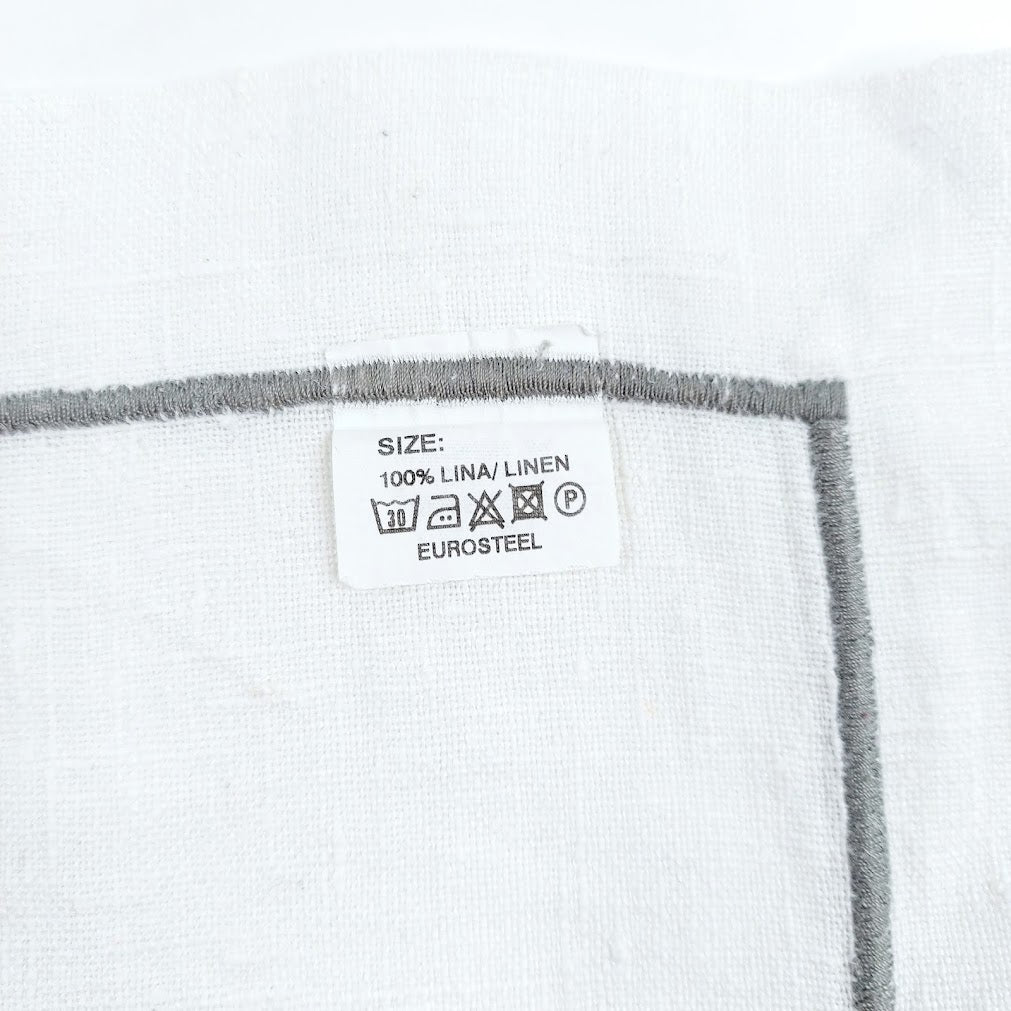 Pellavaiset pöytätabletit / lautasliinat 42x42 cm 6 kpl