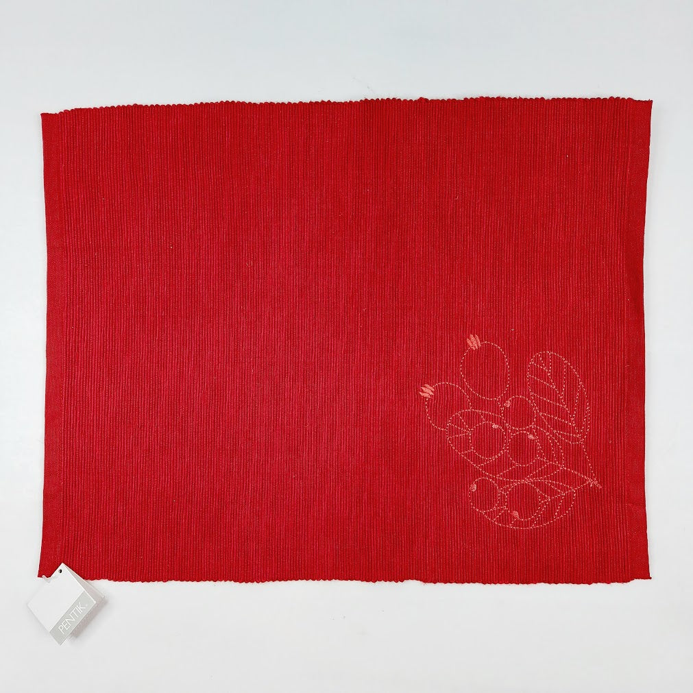 Pentik Ruusunmarja pöytätabletti 36x45 cm 6 kpl