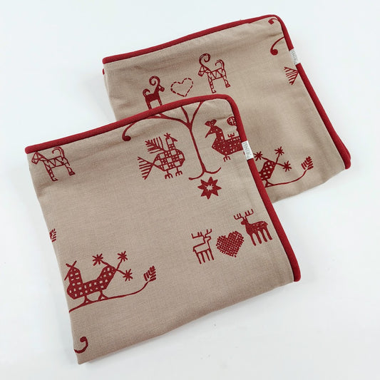 Pentik jouluinen tyynynpäällinen 45x45 cm 2 kpl