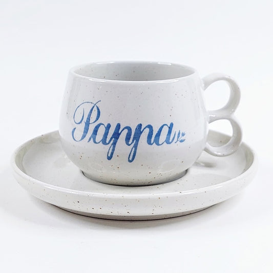 Pentik Halla nimimuki Pappa ja aluslautanen