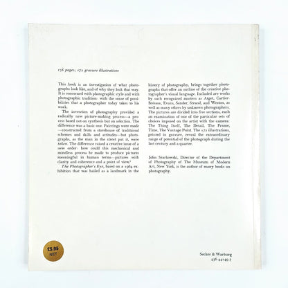 John Szarkowski: The Photographer's eye