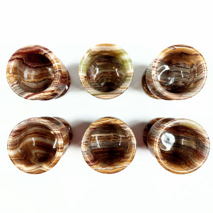 Pikarisetti onyksimarmori 6 osaa