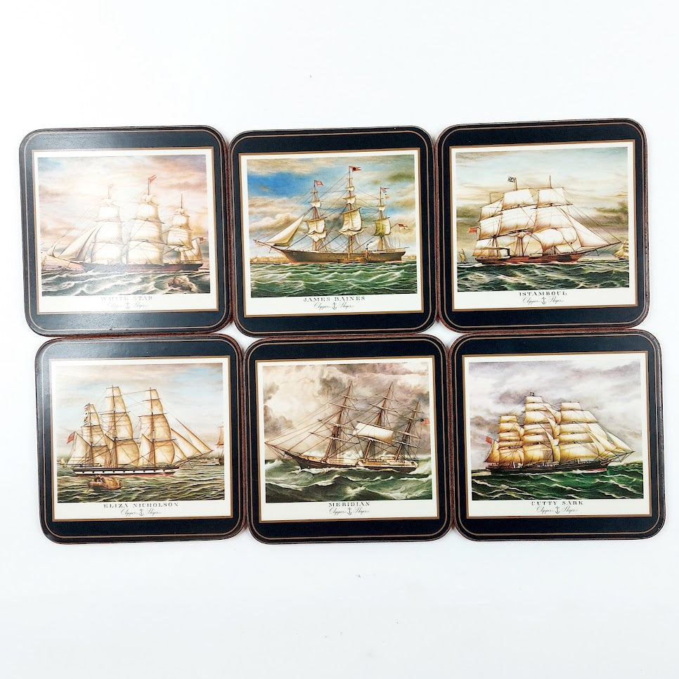 Pimpernel Clipper Ships lasinaluset 6 kpl