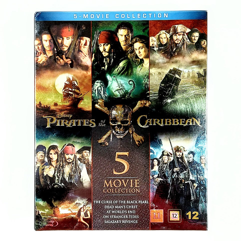 Pirates of the Caribbean 1-5 Blu-ray