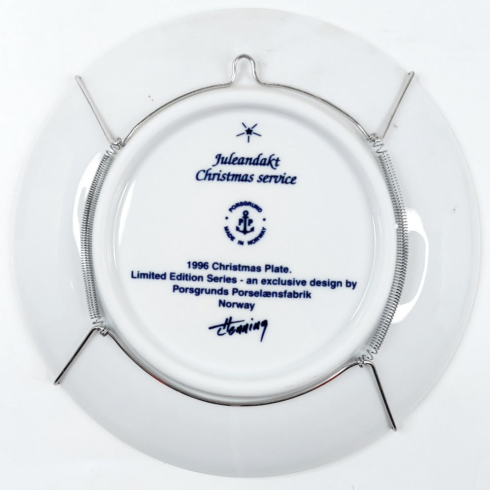 Porsgrund seinälautanen Joulu 1996 Juleandakt