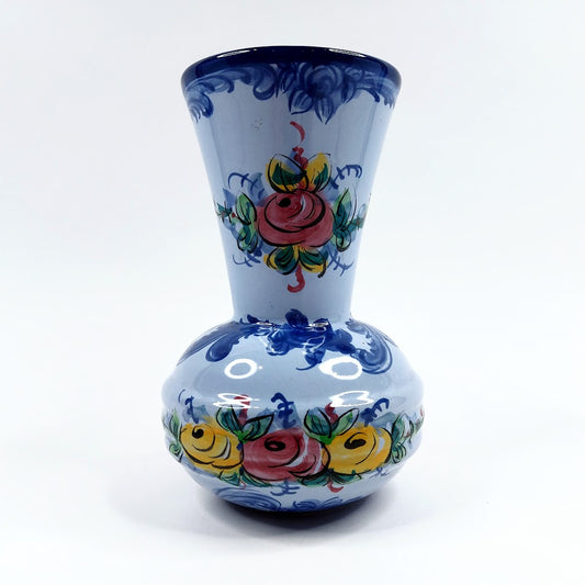 Portugalilainen käsinmaalattu maljakko 19,5 cm