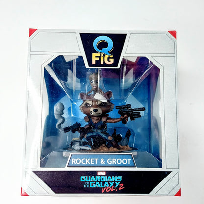 Quantum Mechanix Marvel figuuri Rocket and Groot