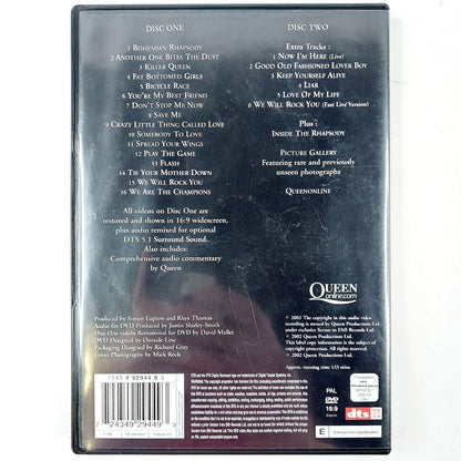 Queen Greatest Video Hits 1 2DVD