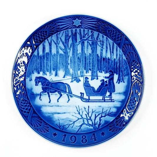 Royal Copenhagen koristelautanen Jingle bells