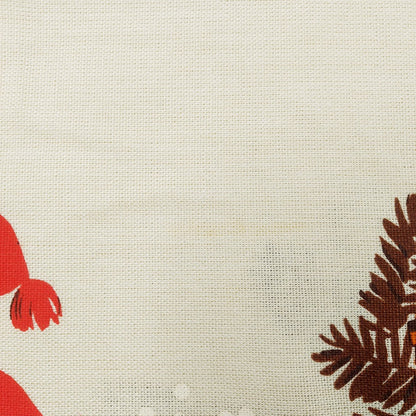 Retro joulupöytäliina / kuusenalusliina 146 cm