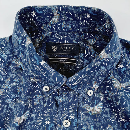 Riley Slim Fit kauluspaita koko M