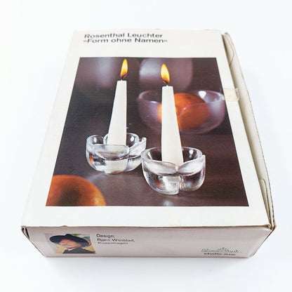 Rosenthal studio-linie Form ohne Namen kynttilänjalka 2 kpl