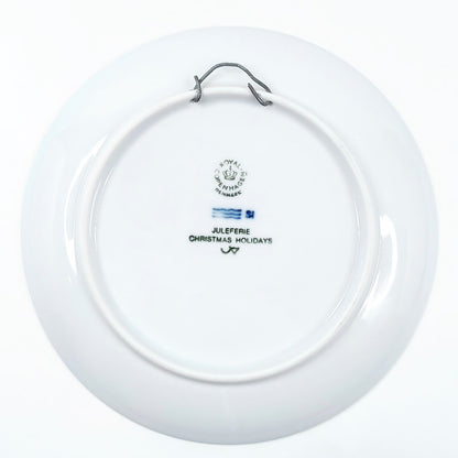 Royal Copenhagen joulu 1986 seinälautanen Juleferie