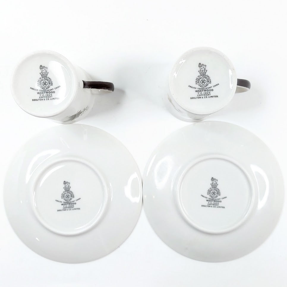 Royal Doulton Westwood kahvikuppisetti 4 osaa