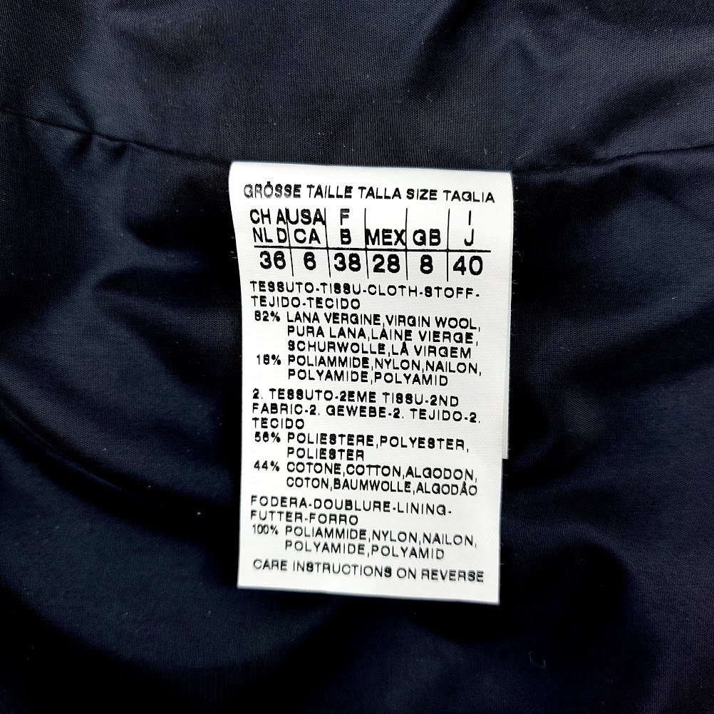 'S Max Mara lyhyt villakangastakki koko 36