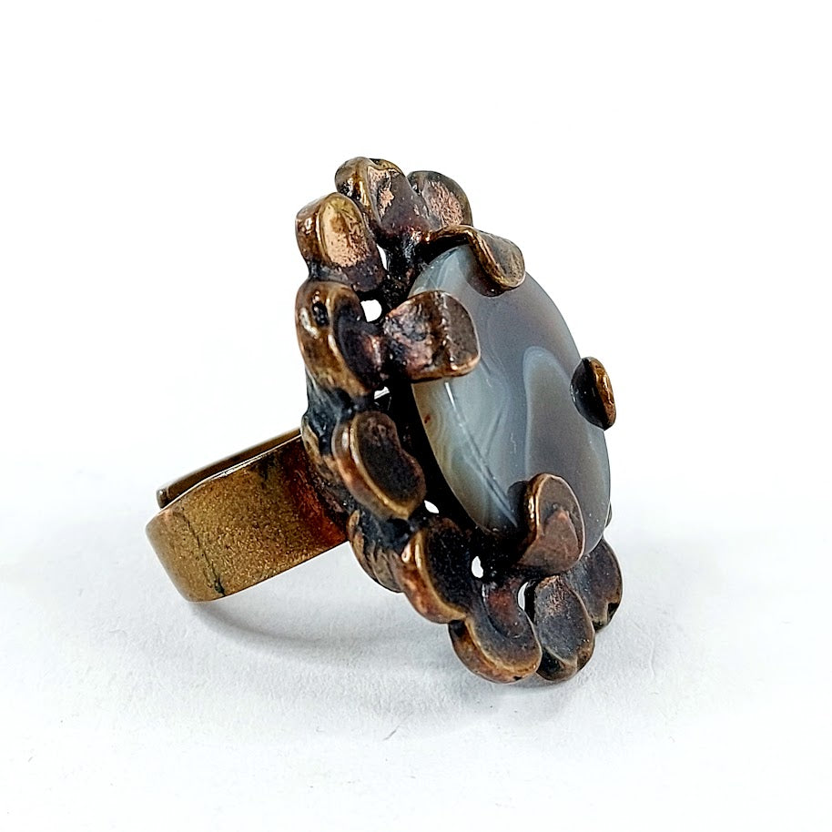 Turun Hopea / Sarpaneva akaattisormus