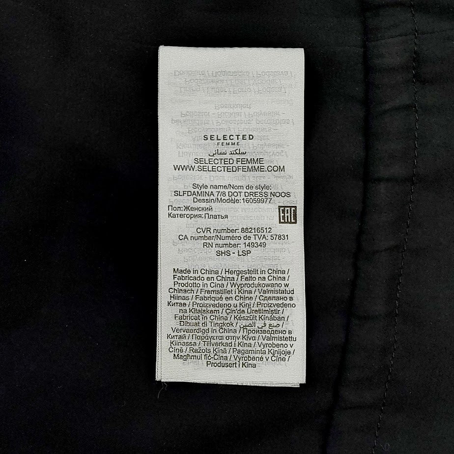 Selected Femme SlfDamina Dot mekko koko 40