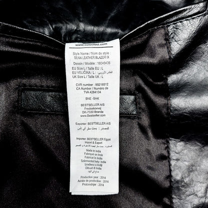 Selected Homme Sean nahkableiseri koko L