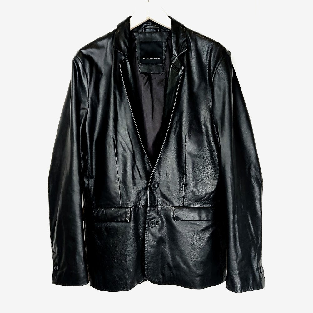 Selected Homme Sean nahkableiseri koko L
