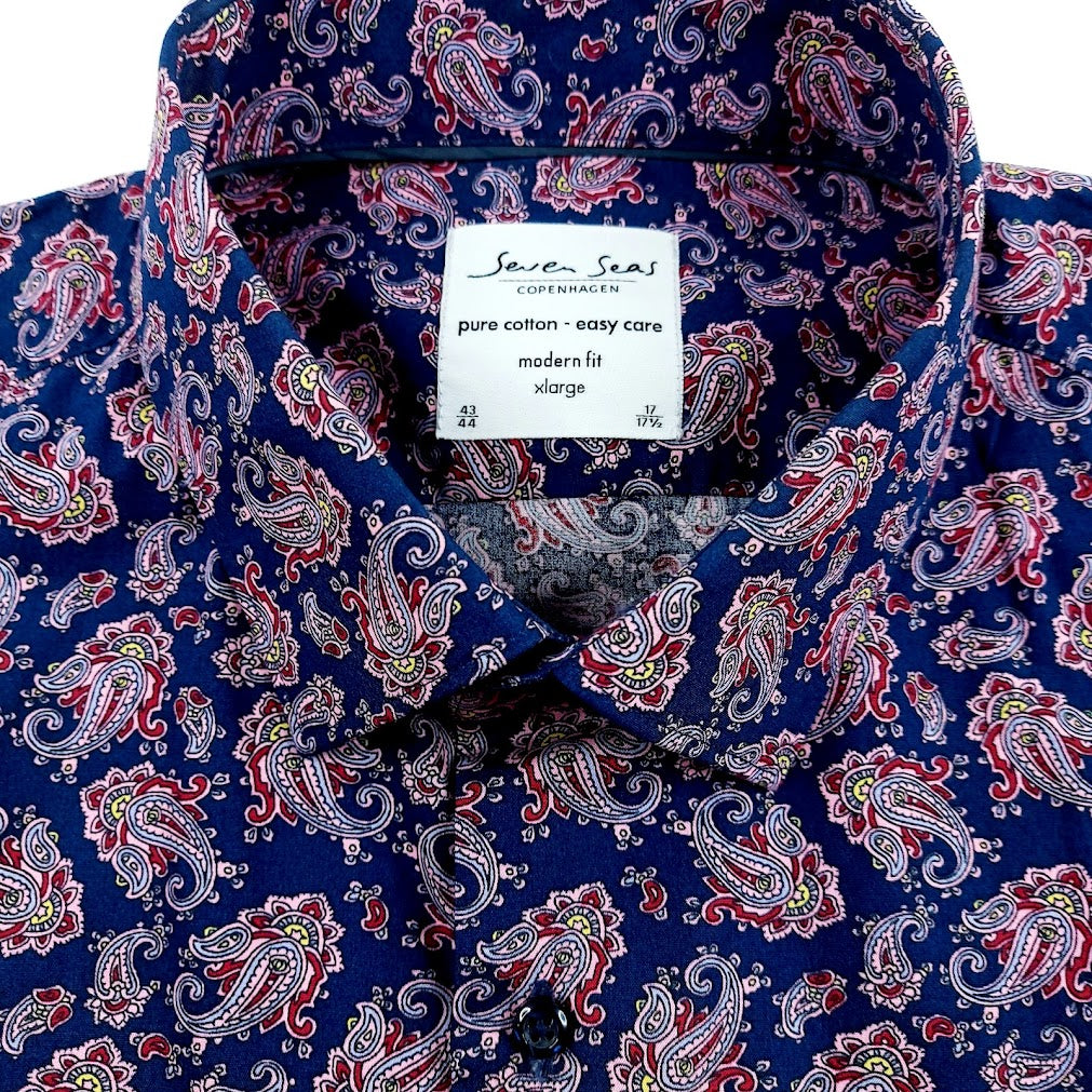 Seven Seas Copenhagen kauluspaita koko XL