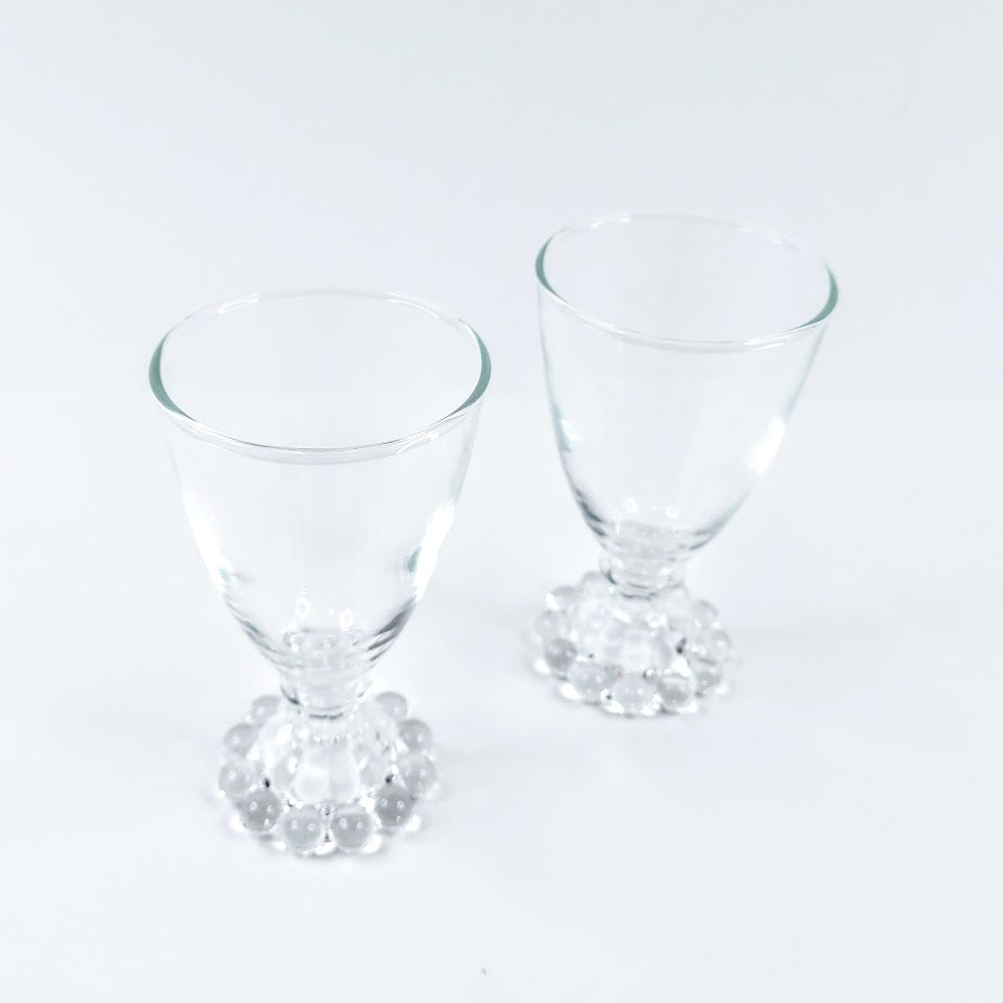 Vintage Clear Boopie Juice viinilasit 2kpl