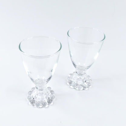 Vintage Clear Boopie Juice viinilasit 2kpl