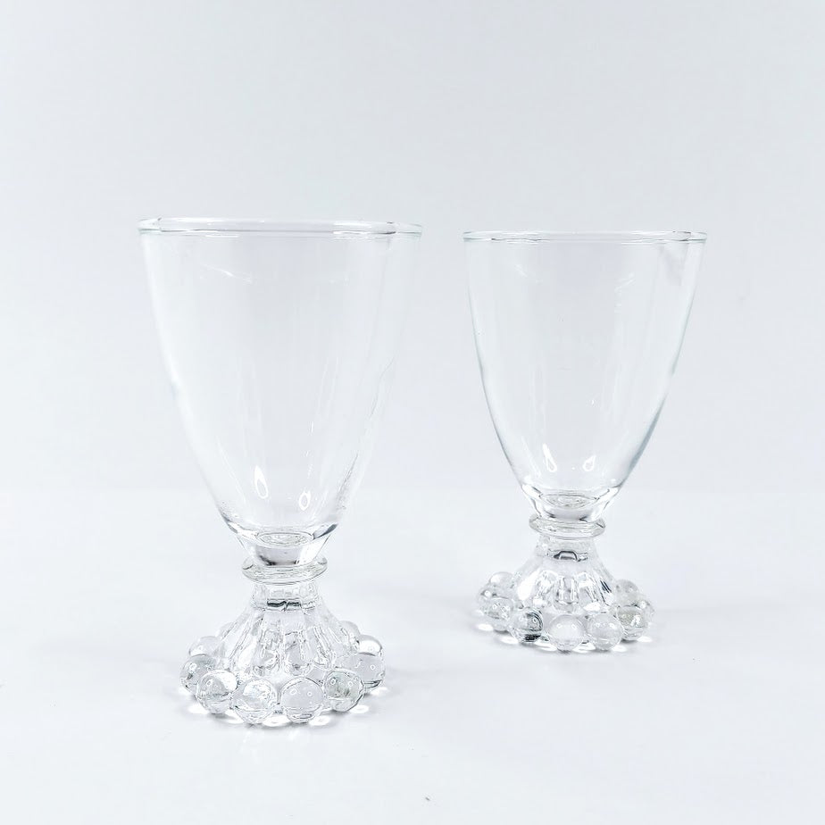 Vintage Clear Boopie Juice viinilasit 2kpl