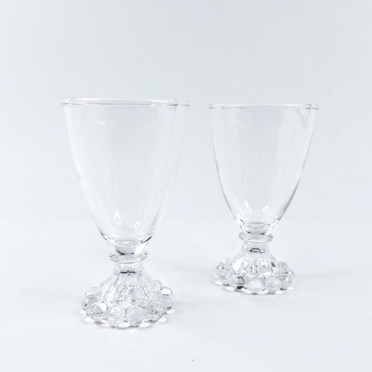 Vintage Clear Boopie Juice viinilasit 2kpl