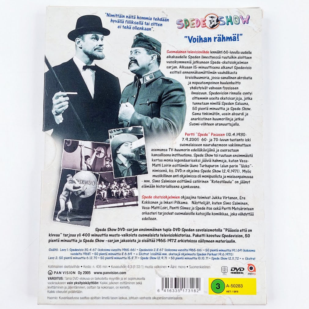 Spede show Pääasia että on kivvaa 1965-1972 2DVD