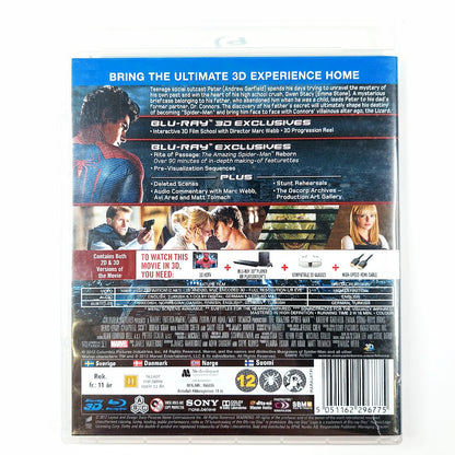 The Amazing Spider-Man in 3D 2Blu-ray