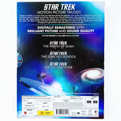 Star Trek Motion Picture Trilogy DVD