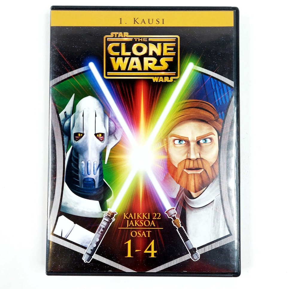 Star Wars - The Clone Wars 1. kausi 4DVD