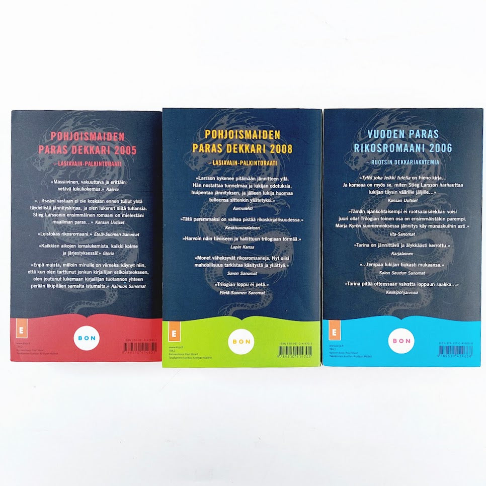 Stieg Larsson: Millennium Trilogia pokkaripaketti