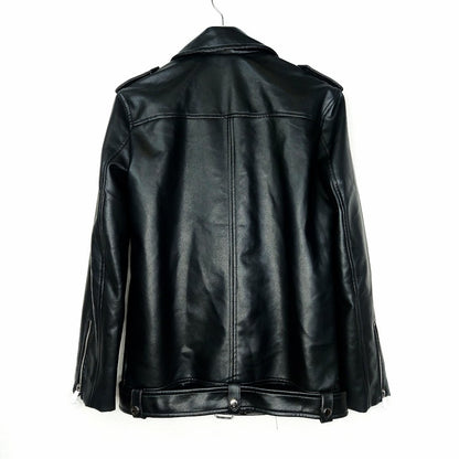 Stradivarius tekonahkainen biker-takki koko XS