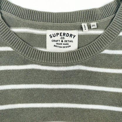 Superdry The Merchant Store - Breton puuvillaneulepusero koko XXXL
