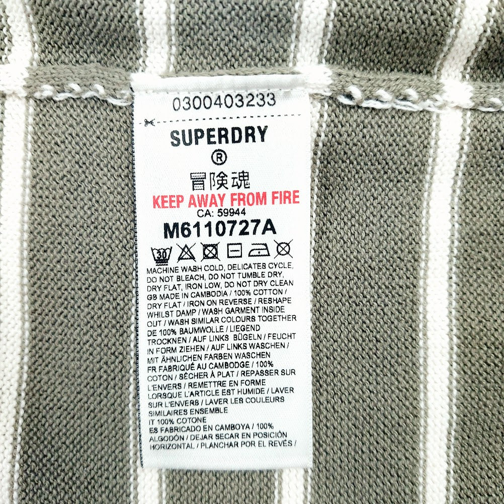 Superdry The Merchant Store - Breton puuvillaneulepusero koko XXXL