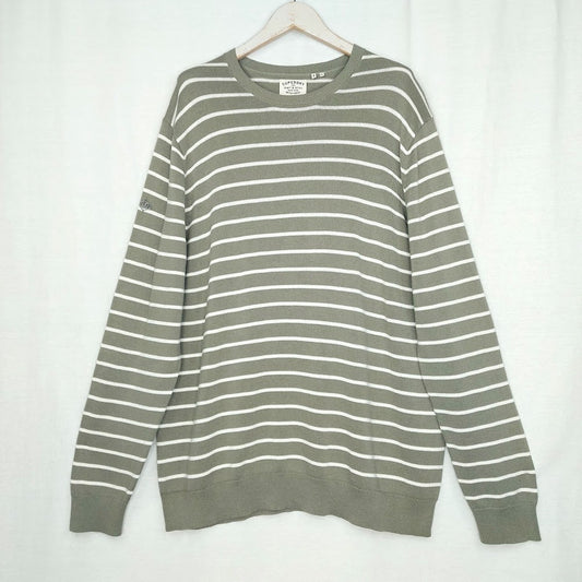 Superdry The Merchant Store - Breton puuvillaneulepusero koko XXXL
