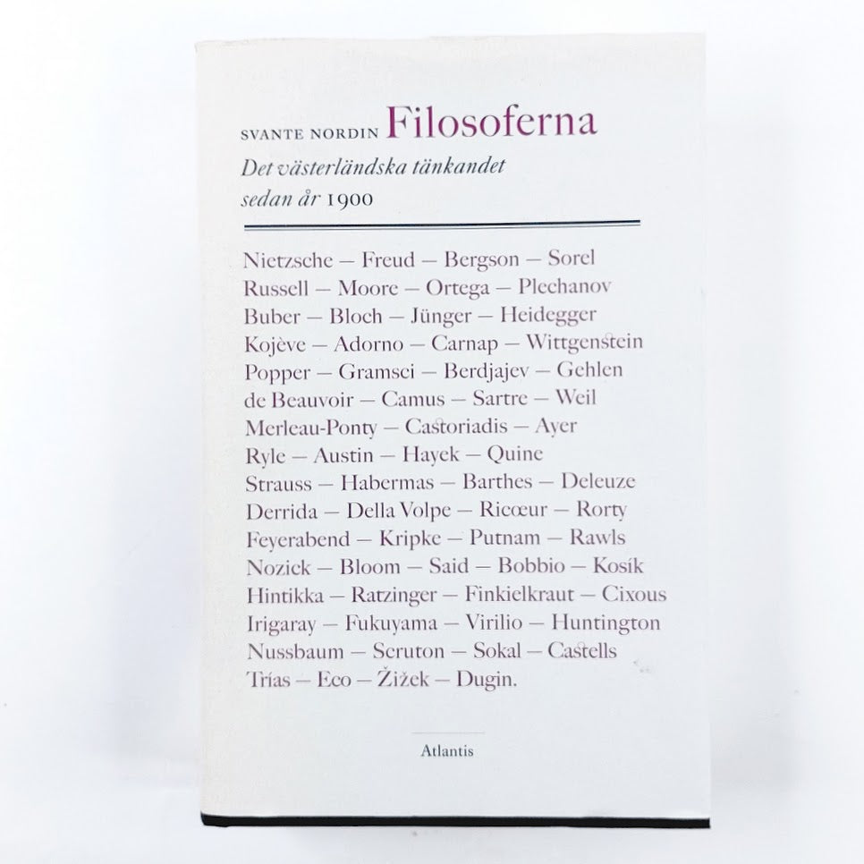 Svante Nordin: Filosoferna
