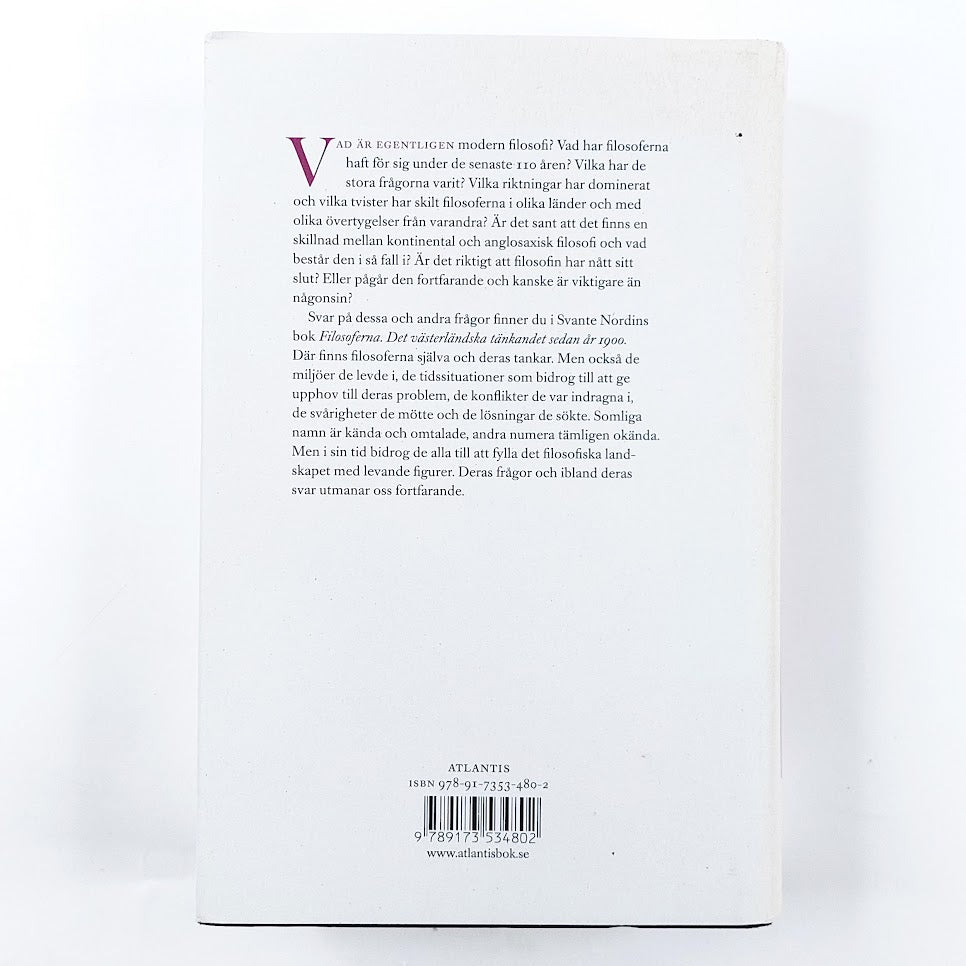 Svante Nordin: Filosoferna