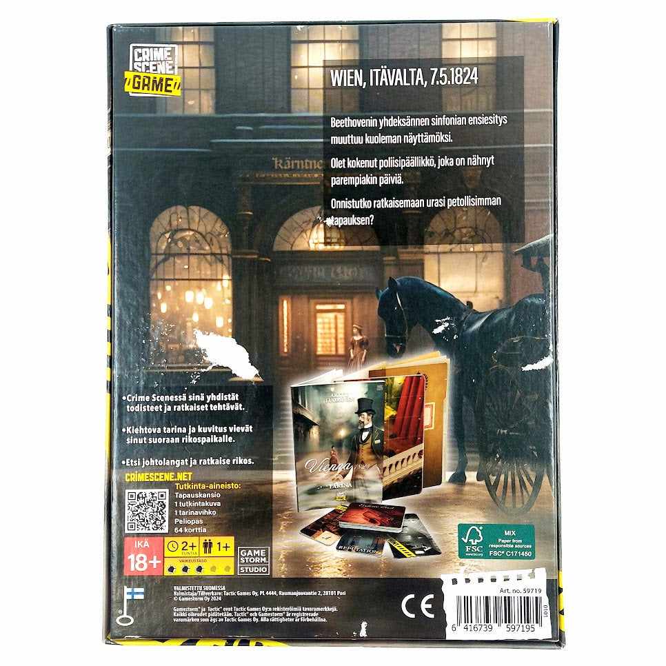 Tactic Crime Scene Vienna 1824 lautapeli