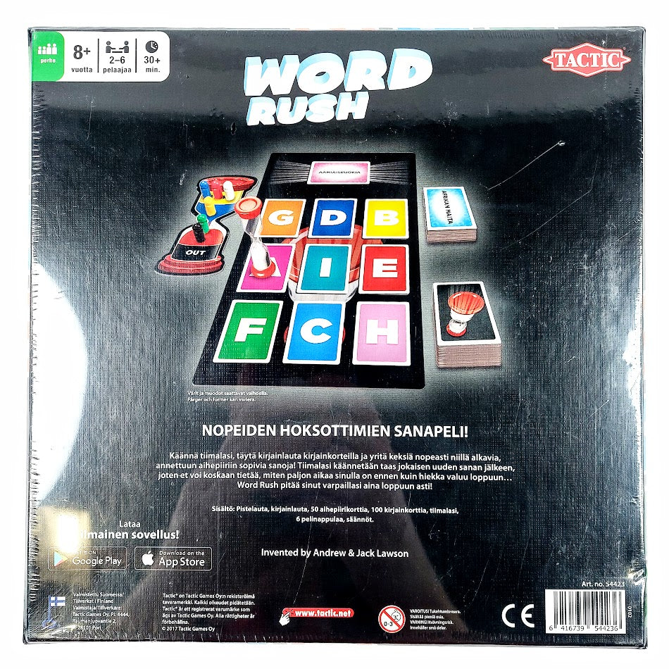 Tactic Word Rush sanapeli